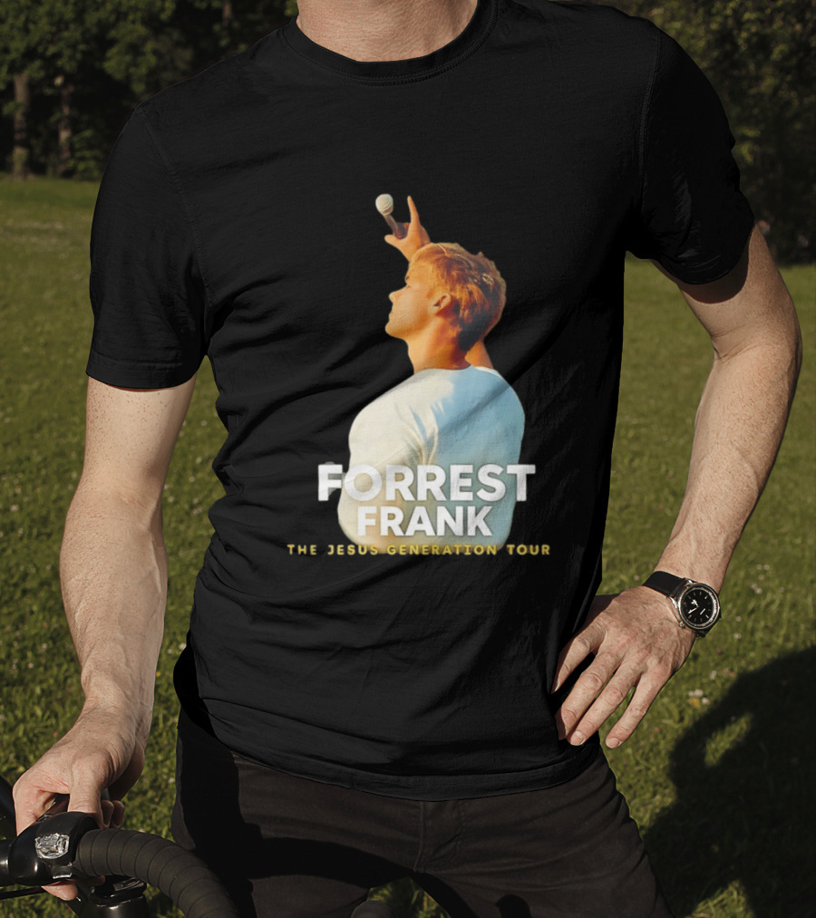 Forrest Frank The Jesus Generation Tour Microphone Pose T-Shirt