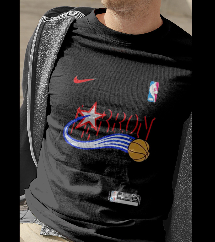 Nike NBA LeBron Star Basketball Graphic Philadelphia 76ers T-Shirt