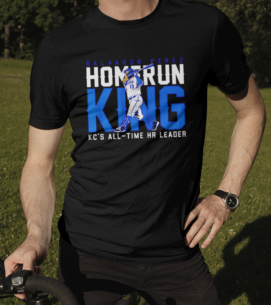Salvador Perez Homerun King KC's All Time HR Leader T-Shirt