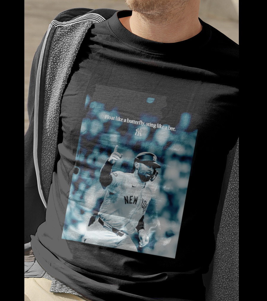 New York Yankees Float Like A Butterfly Sting Like A Bee T-Shirt