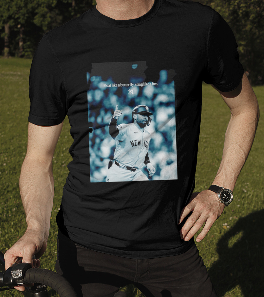 New York Yankees Float Like A Butterfly Sting Like A Bee T-Shirt
