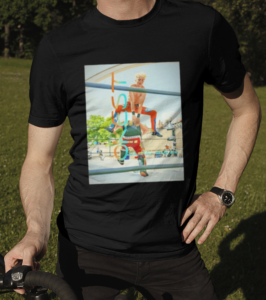 OKest Leapfrog In The World Wrestling Event Colorful Spectacle T-Shirt