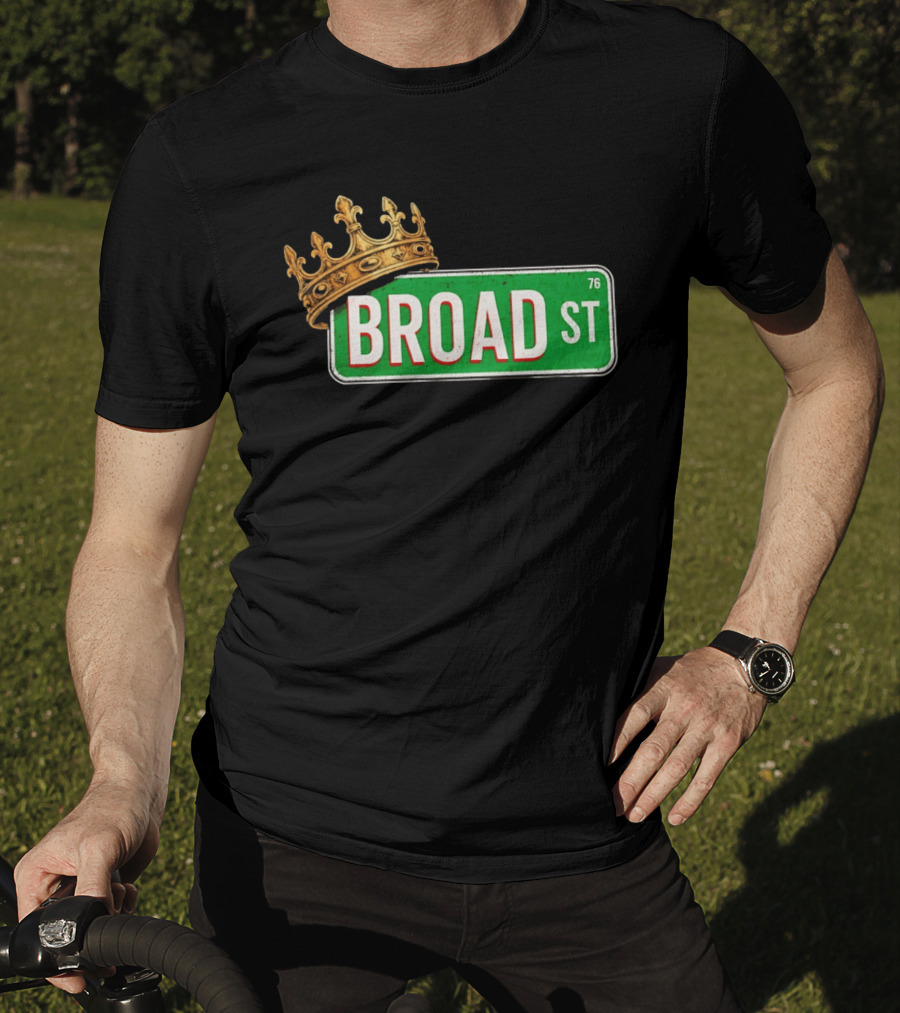 Philadelphia 76ers Broad Street 76 King Crown T-Shirt