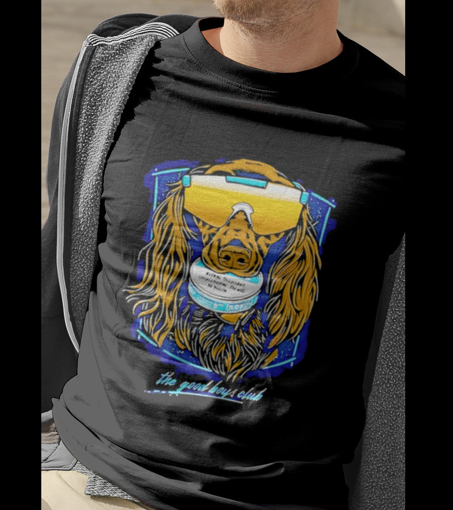 The Good Boys Club Dog Sunglasses Tin T-Shirt