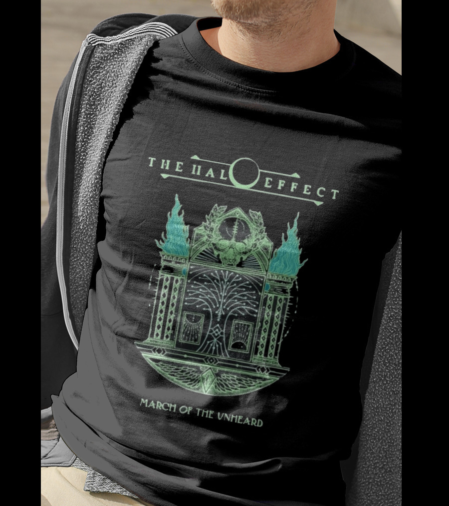 The Halo Effect March Of The Unheard Mystical Portal And Flames T-Shirt