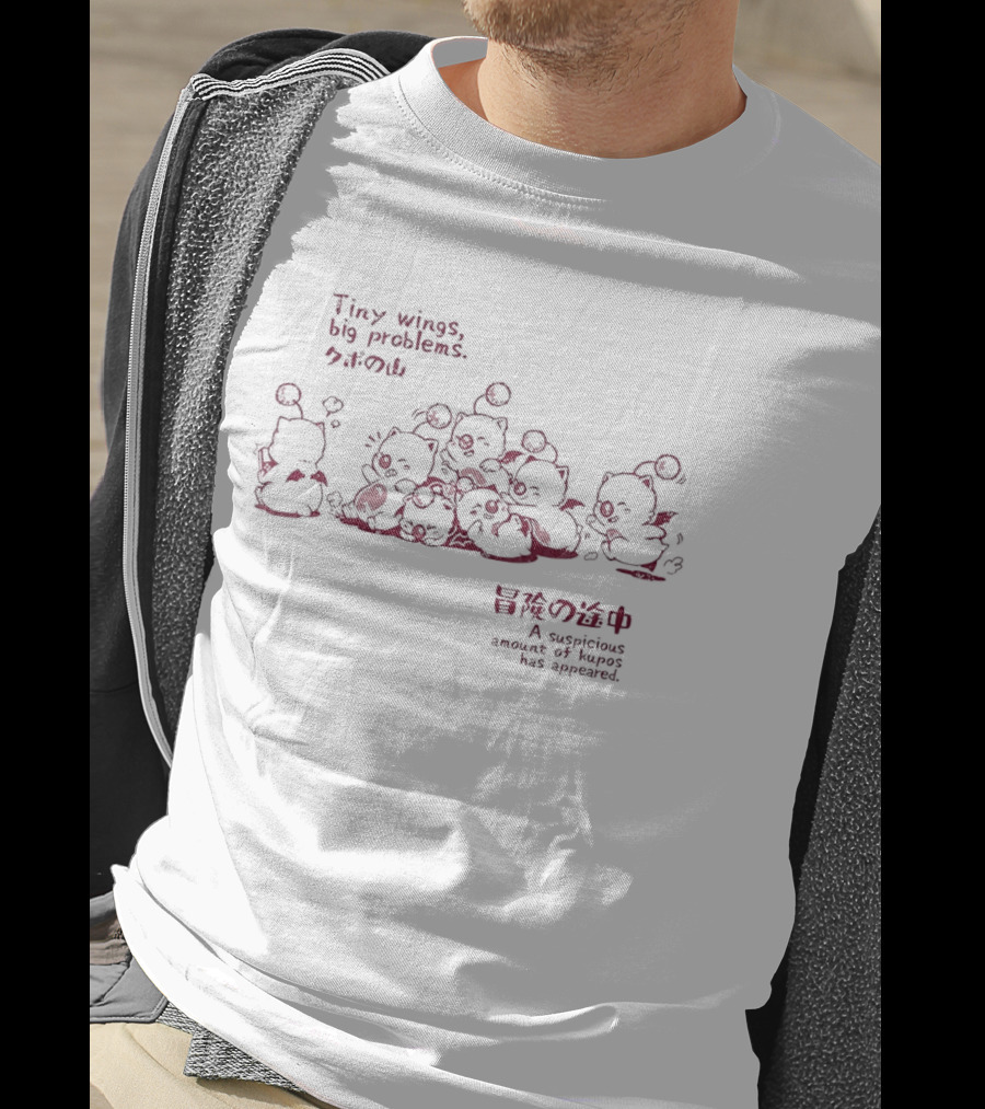 Tiny Wings Big Problems Kupo Creatures Suspicious Amount Appeared T-Shirt