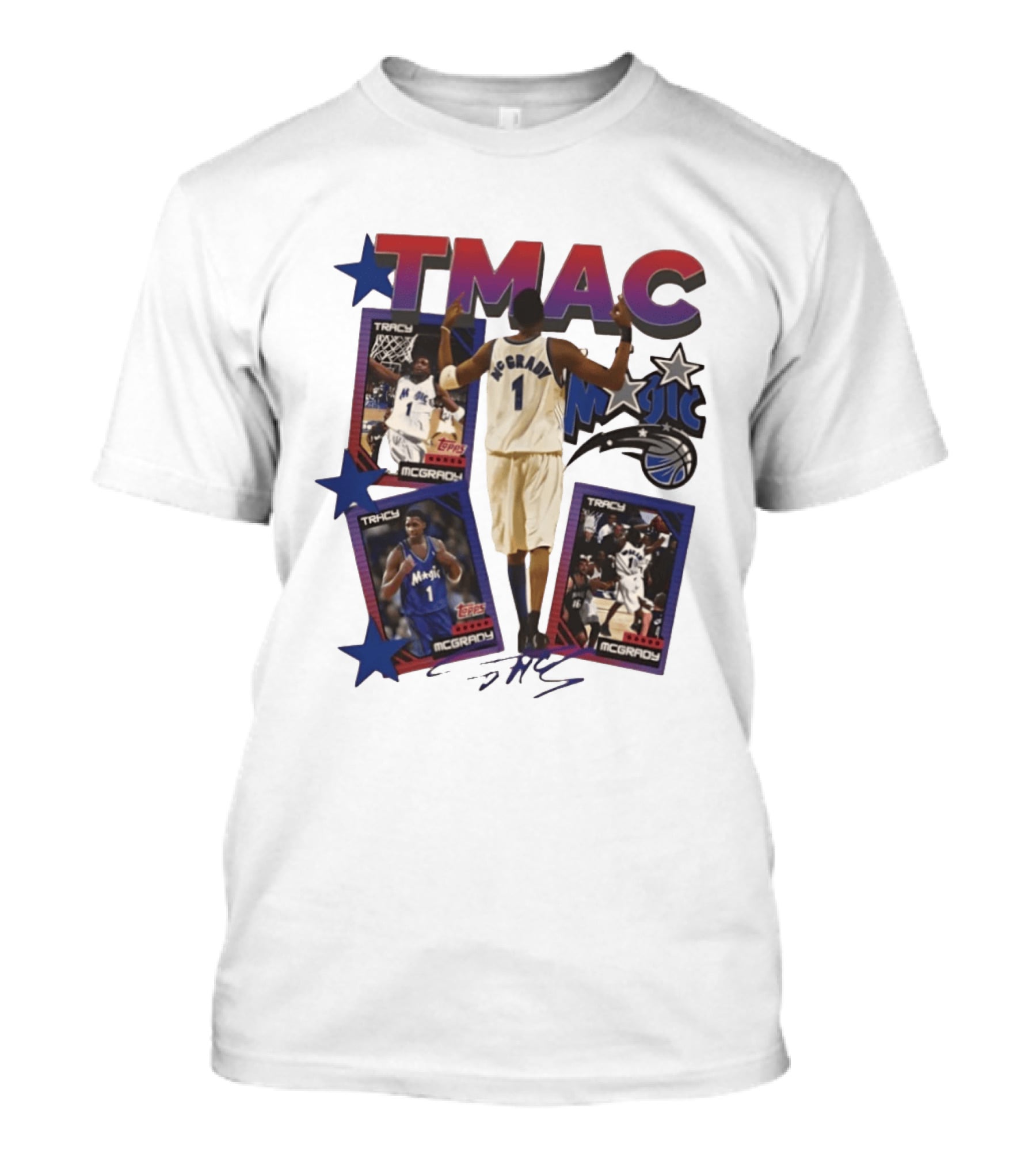 TMAC Tracy McGrady Magic Basketball Legends T-Shirt