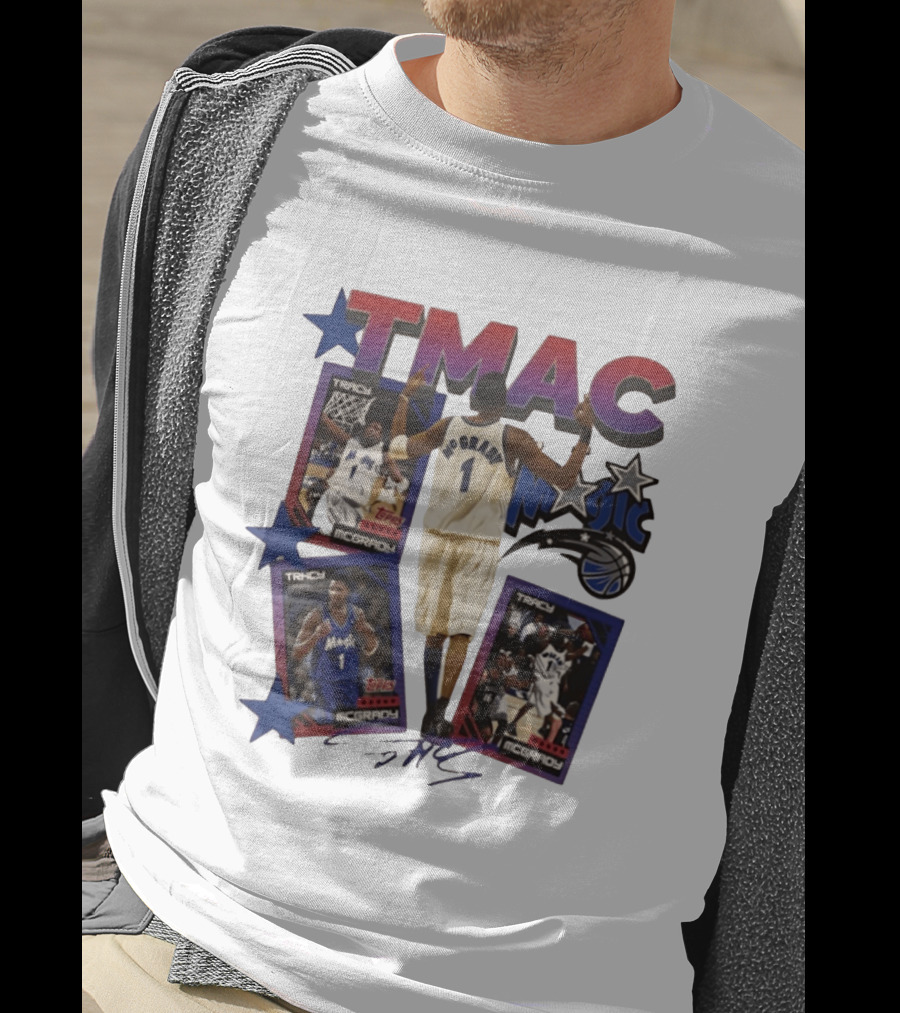 TMAC Tracy McGrady Magic Basketball Legends T-Shirt