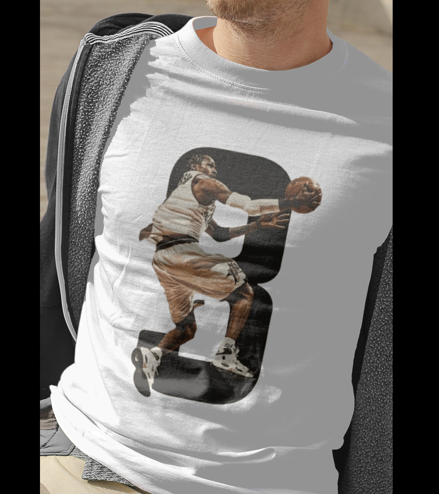 Allen Iverson Number 3 Basketball Legend Iconic Dunk T-Shirt