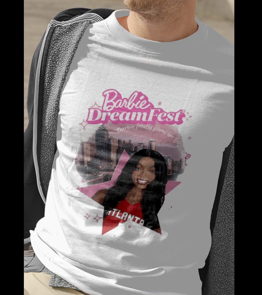 Barbie Dream Fest Angel Reese Atlanta Dream Basketball Barbie Finally Found Her Dream T-Shirt