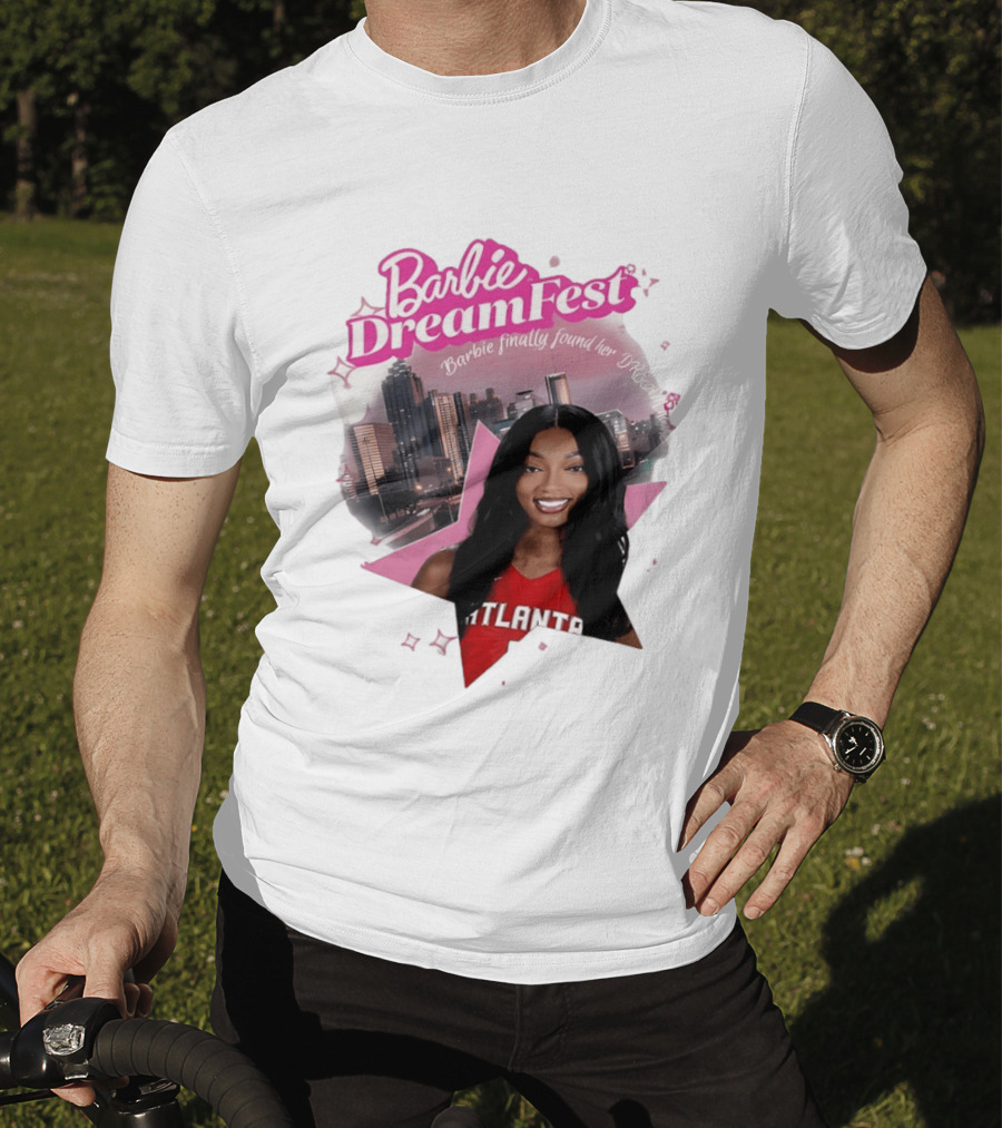 Barbie Dream Fest Angel Reese Atlanta Dream Basketball Barbie Finally Found Her Dream T-Shirt