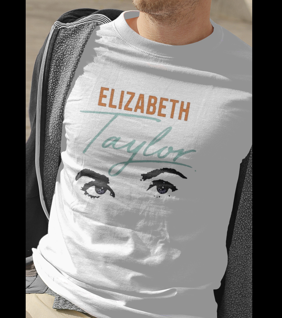 Elizabeth Taylor Iconic Eyes And Signature T-Shirt