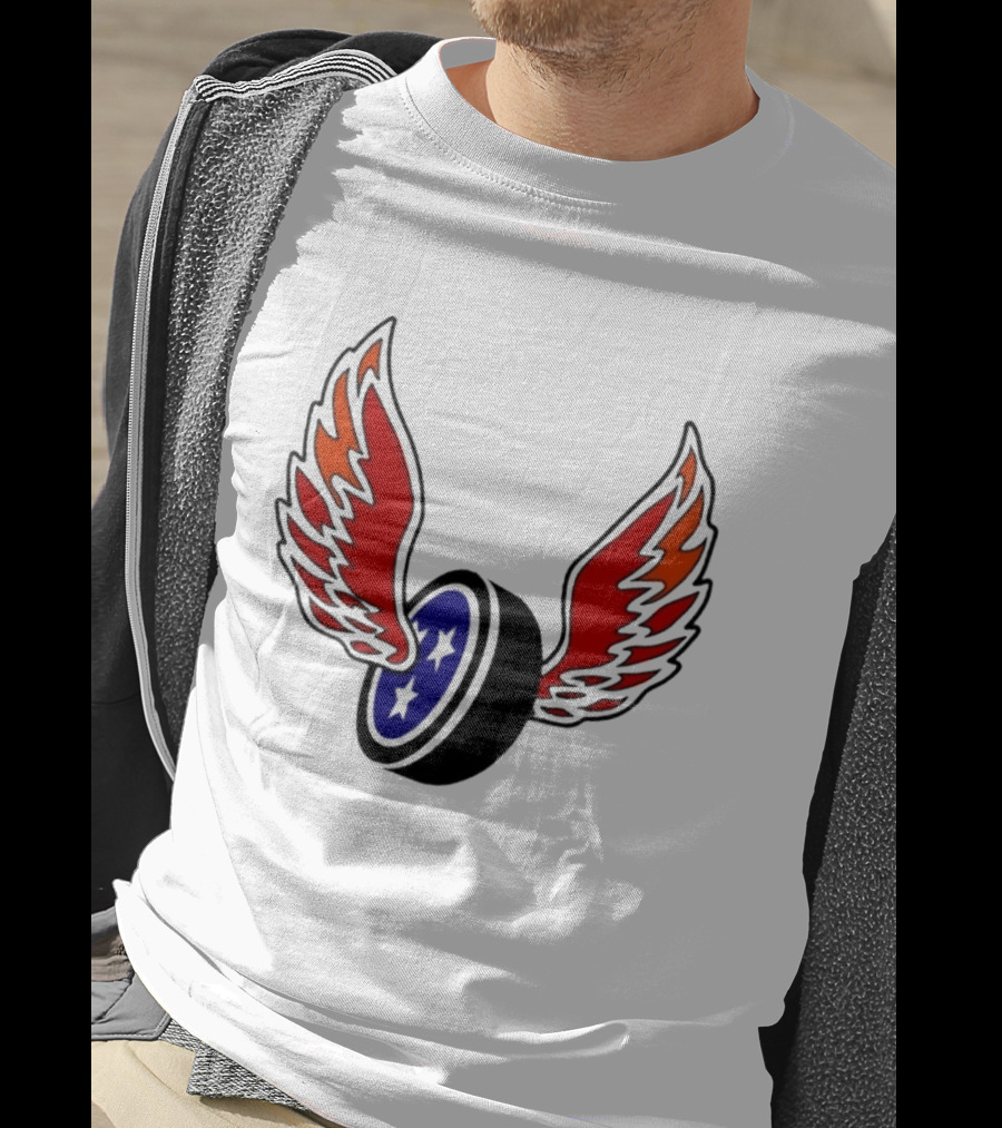 Joey Aguilar Knoxville Speed Three Star Winged Wheel T-Shirt