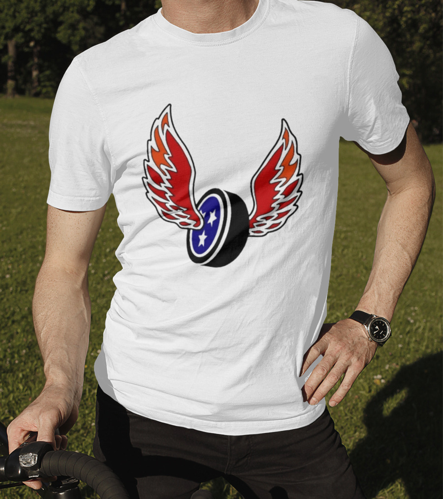 Joey Aguilar Knoxville Speed Three Star Winged Wheel T-Shirt
