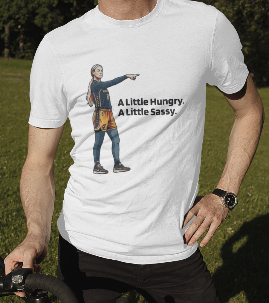 Sophie Cunningham A Little Hungry A Little Sassy Basketball T-Shirt