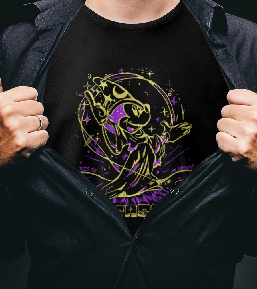 Dream Fantasmic Sorcerer Mickey Mouse T-Shirt