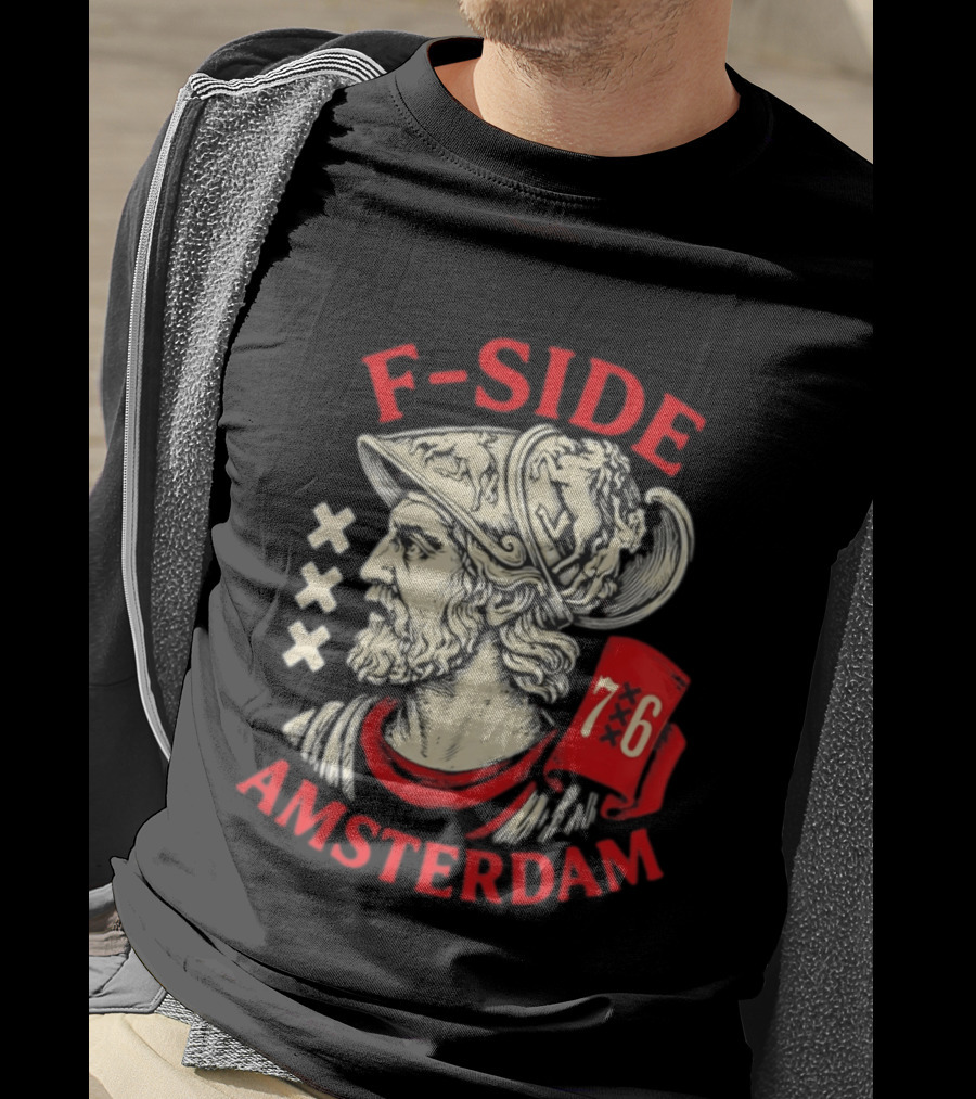 F Side Amsterdam Warrior Helmet 76 T-Shirt