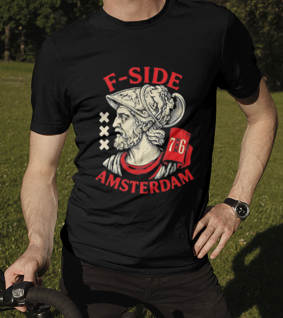 F Side Amsterdam Warrior Helmet 76 T-Shirt
