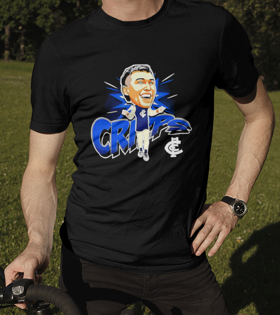 Carlton Football Club Patrick Cripps Caricature Cripps T-Shirt