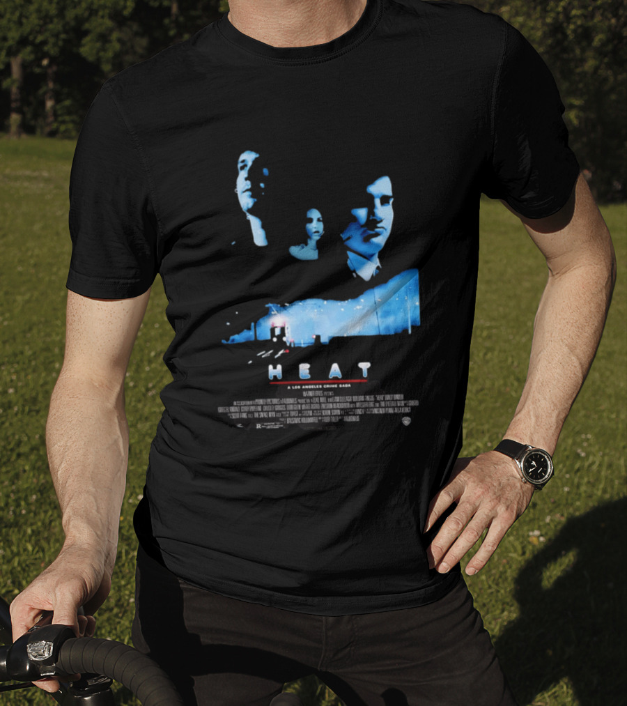 Heat A Los Angeles Crime Saga Luke Null Film Visages And Cityscape T-Shirt