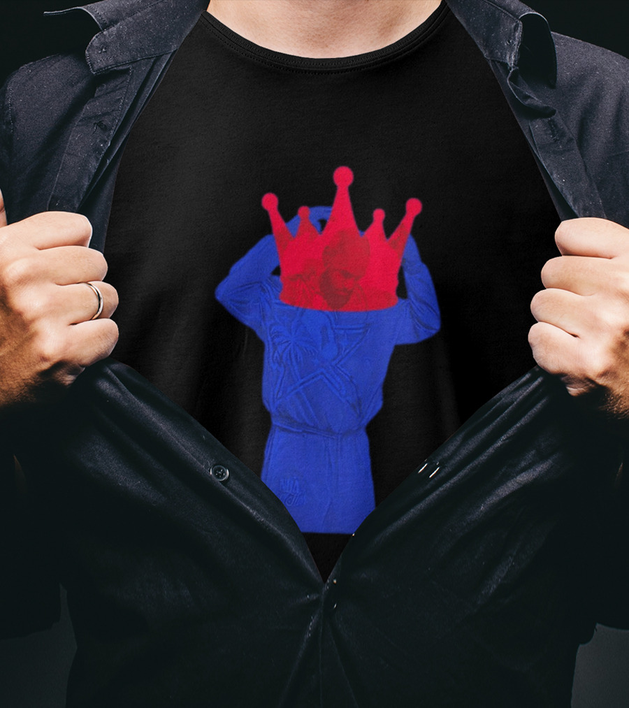 LeBron James NBA Finals 76ers King And Crown T-Shirt