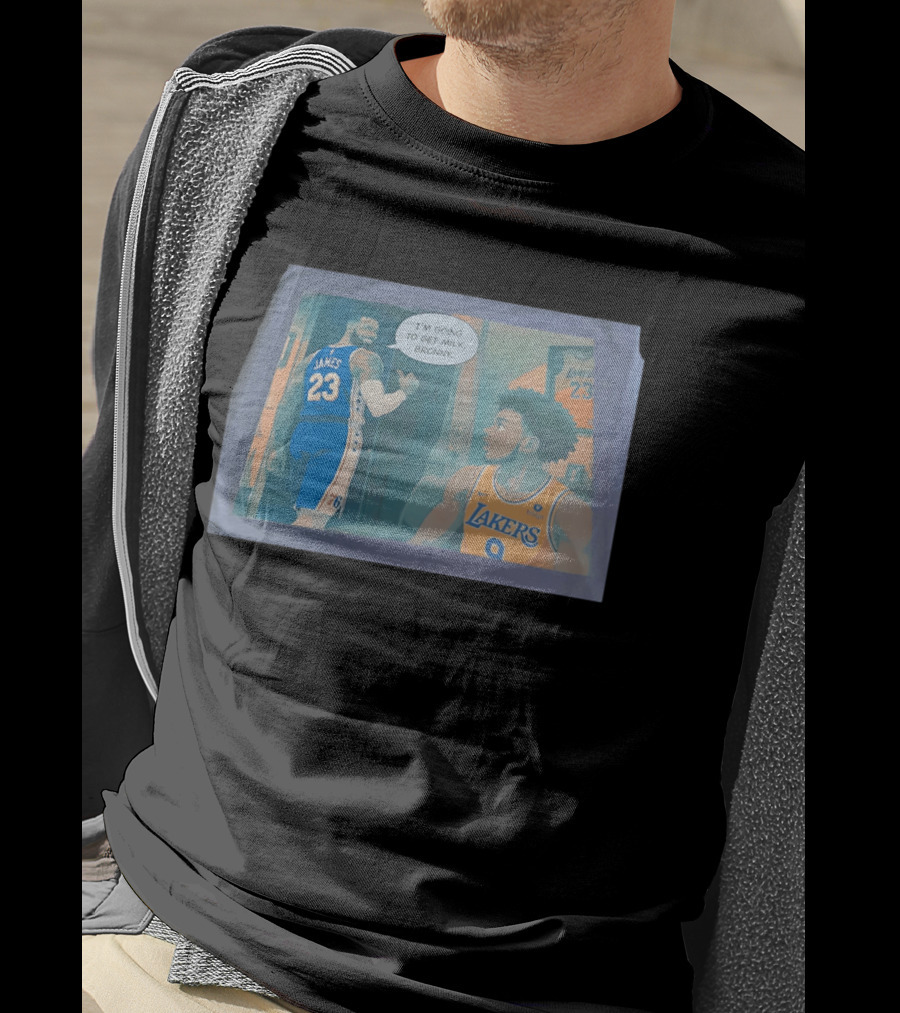 I'm Going To Get Milk Bronny LeBron James Lakers 23 Bronny 9 Basketball T-Shirt