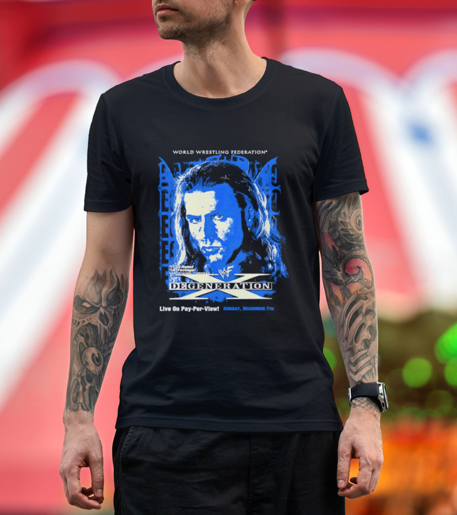 World Wrestling Federation DX Shawn Michaels D Generation X In Your House Pay Per View T-Shirt