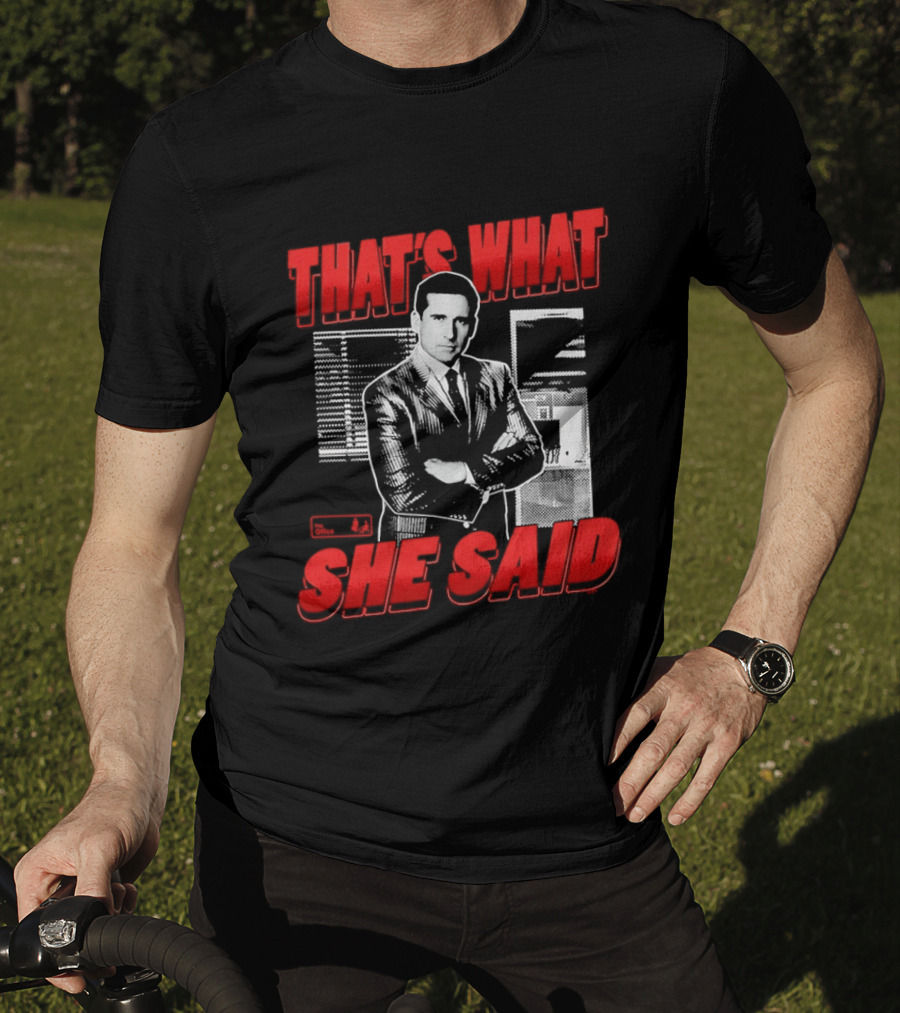Michael Scott That's What She Said The Office Comedy T-Shirt