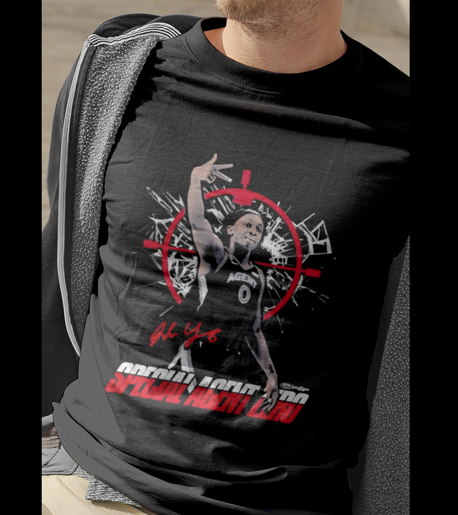 Jackie Young Special Agent Zero Las Vegas Aces Basketball T-Shirt