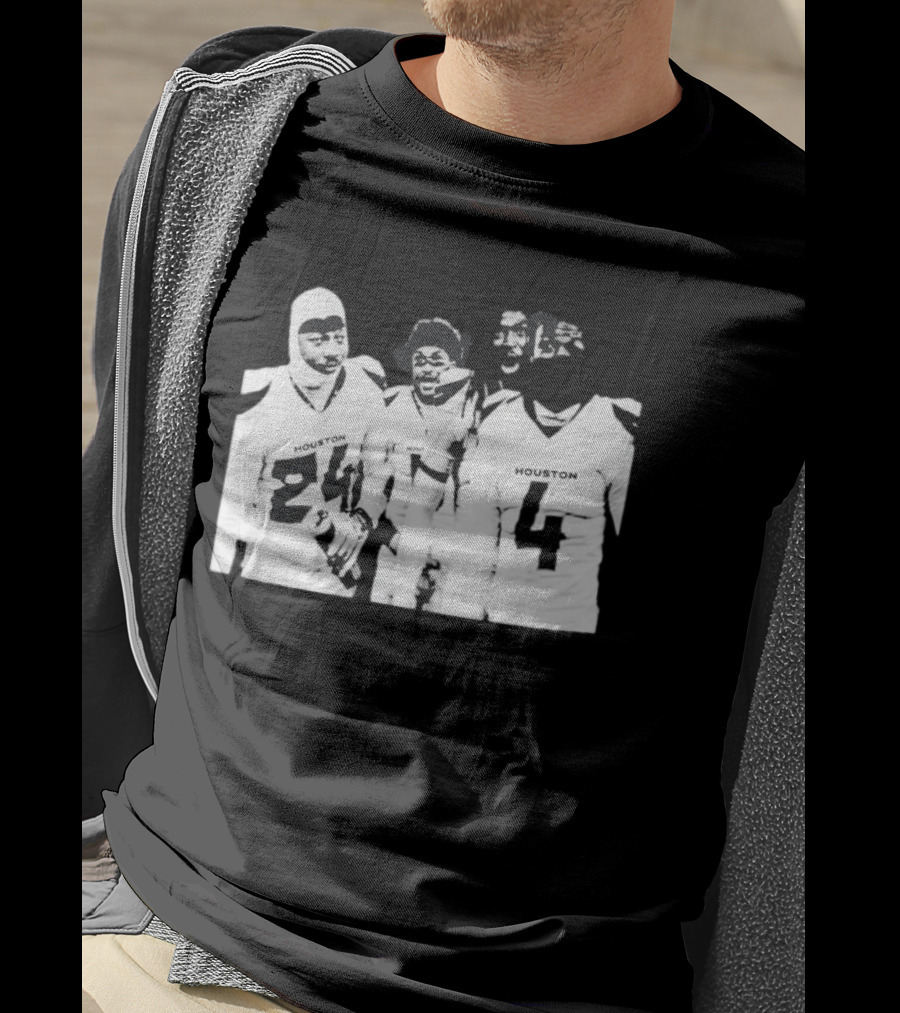 Houston Texans Jalen Pitre Calen Bullock Kamari Lassiter Derek Stingley Jr Signatures T-Shirt