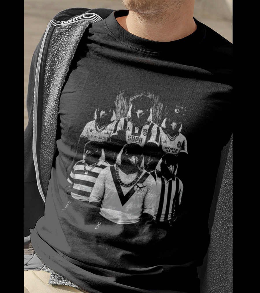 Notts County Gangster Magpies Football Team Characters T-Shirt