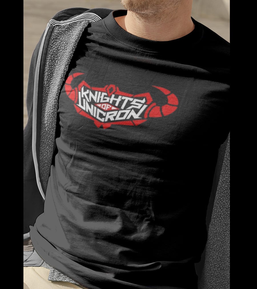 Knights Of Unicron Transformers Soundtrack Band Logo Horns T-Shirt