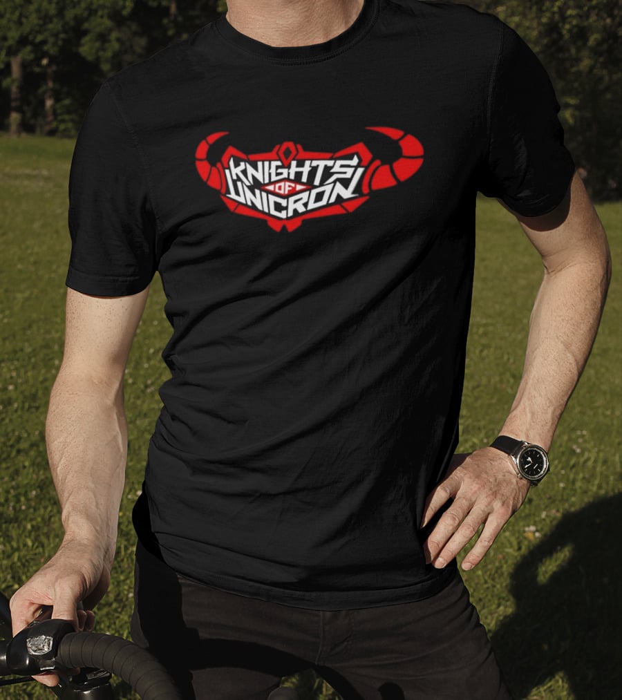 Knights Of Unicron Transformers Soundtrack Band Logo Horns T-Shirt