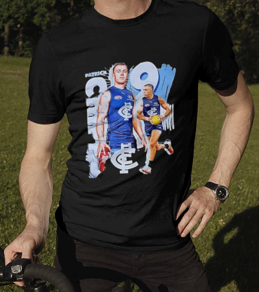 Patrick Cripps Carlton Blues AFL Star Number 9 T-Shirt