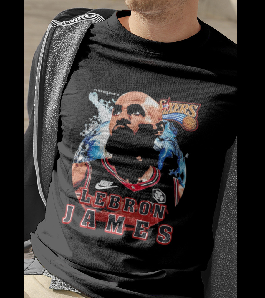 Philadelphia 76ers Nike LeBron James Mashup T-Shirt