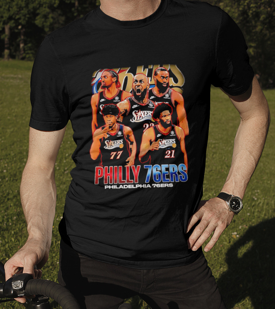 Philly 76Ers Philadelphia 76Ers Lebron James Basketball Team Players T-Shirt