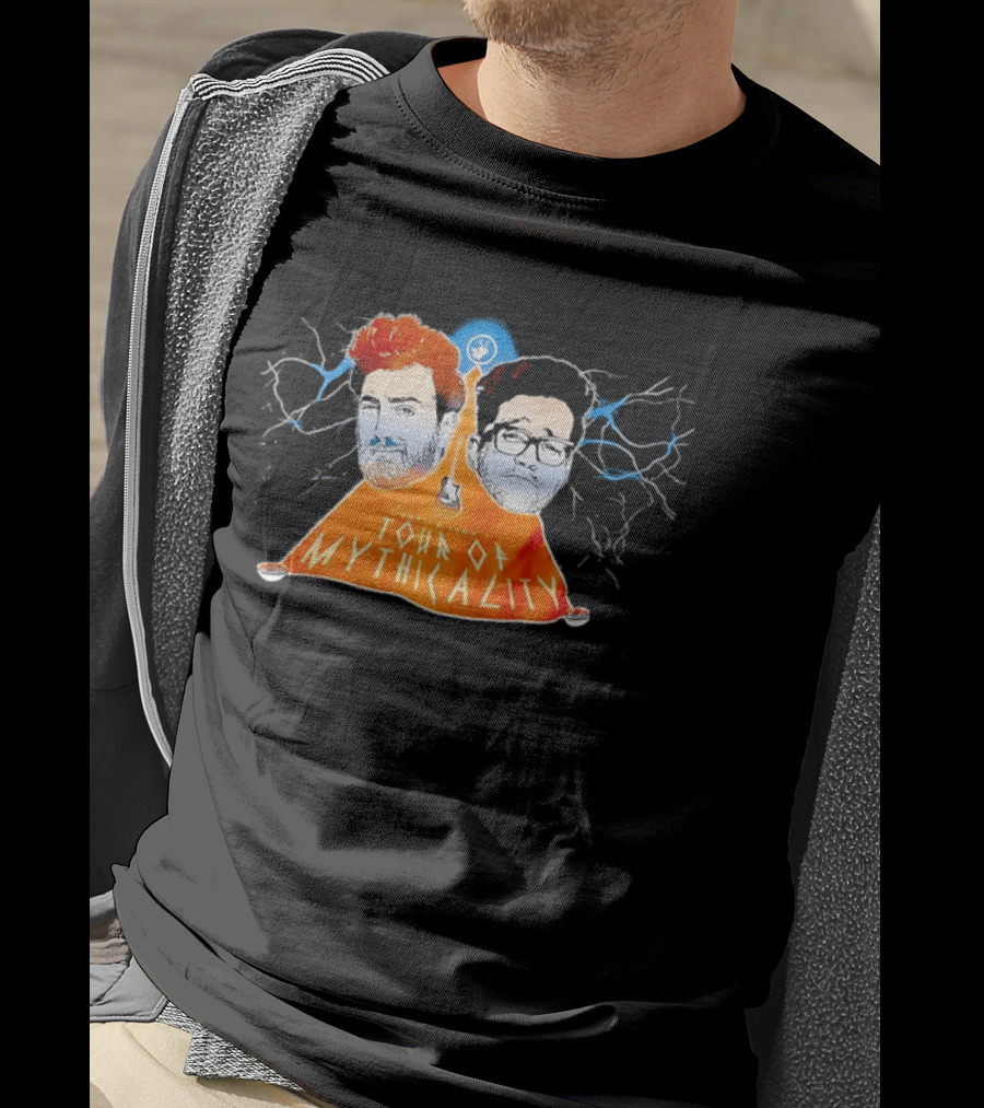Rhett & Link Ear Biscuits Tour Of Mythicality Lightning T-Shirt