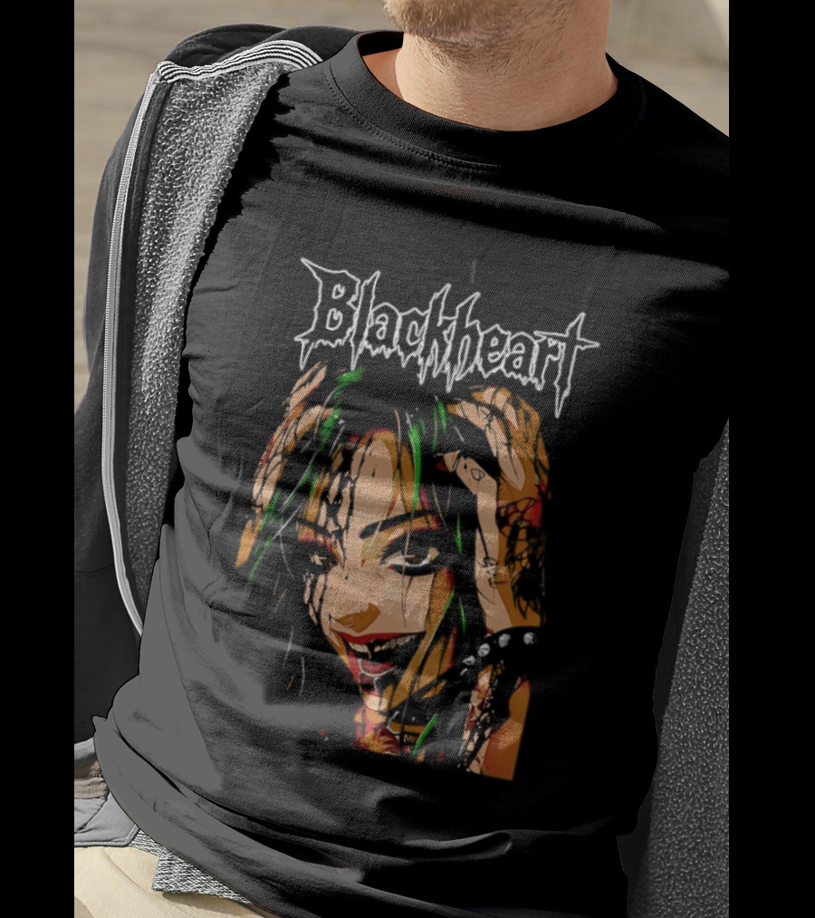 Shotzi Blackheart Knows Blackheart Green Hair T-Shirt