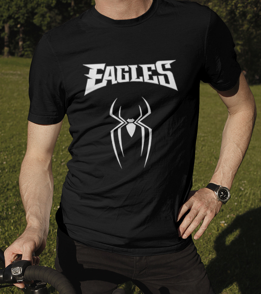 Philadelphia Eagles Spider Man Collaboration T-Shirt