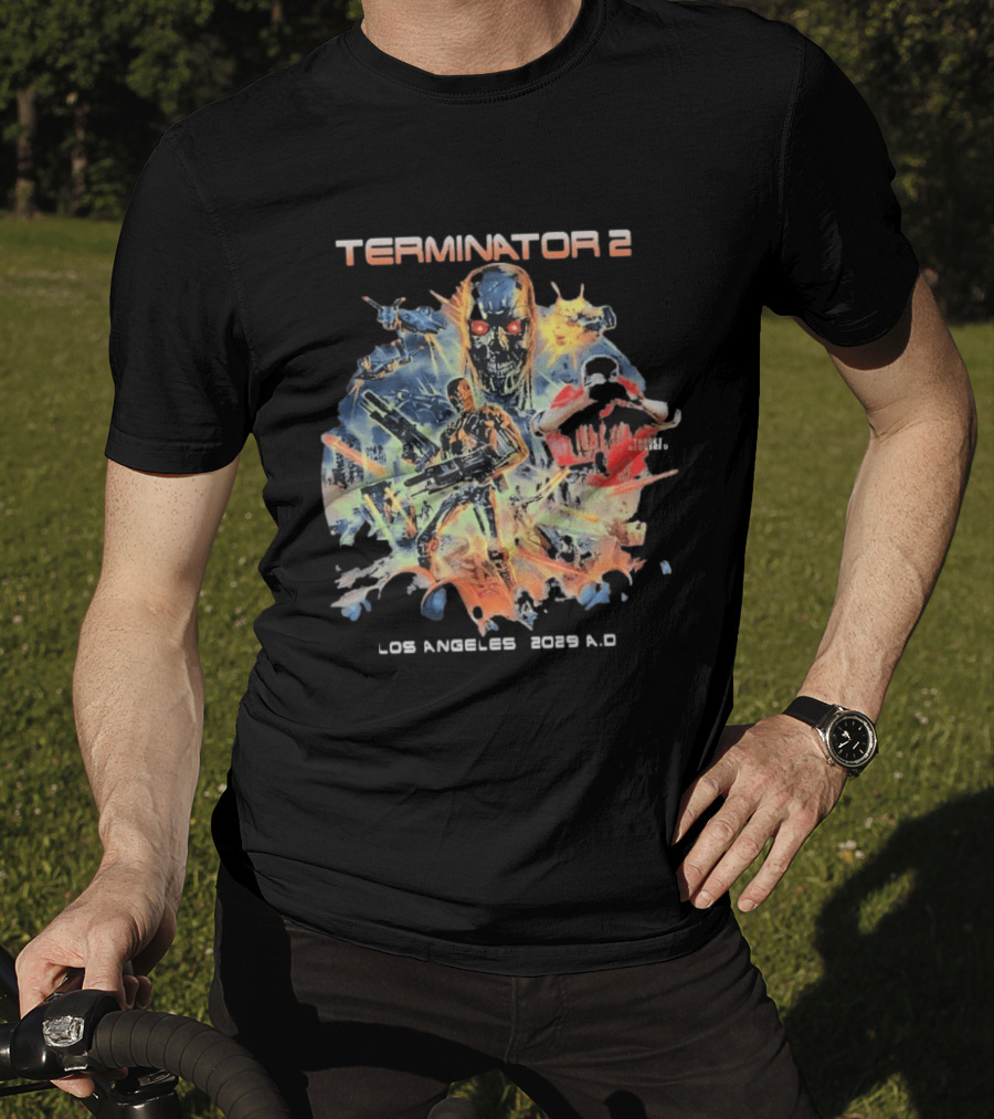 Terminator 2 Los Angeles 2029 A.D. Future War T-Shirt