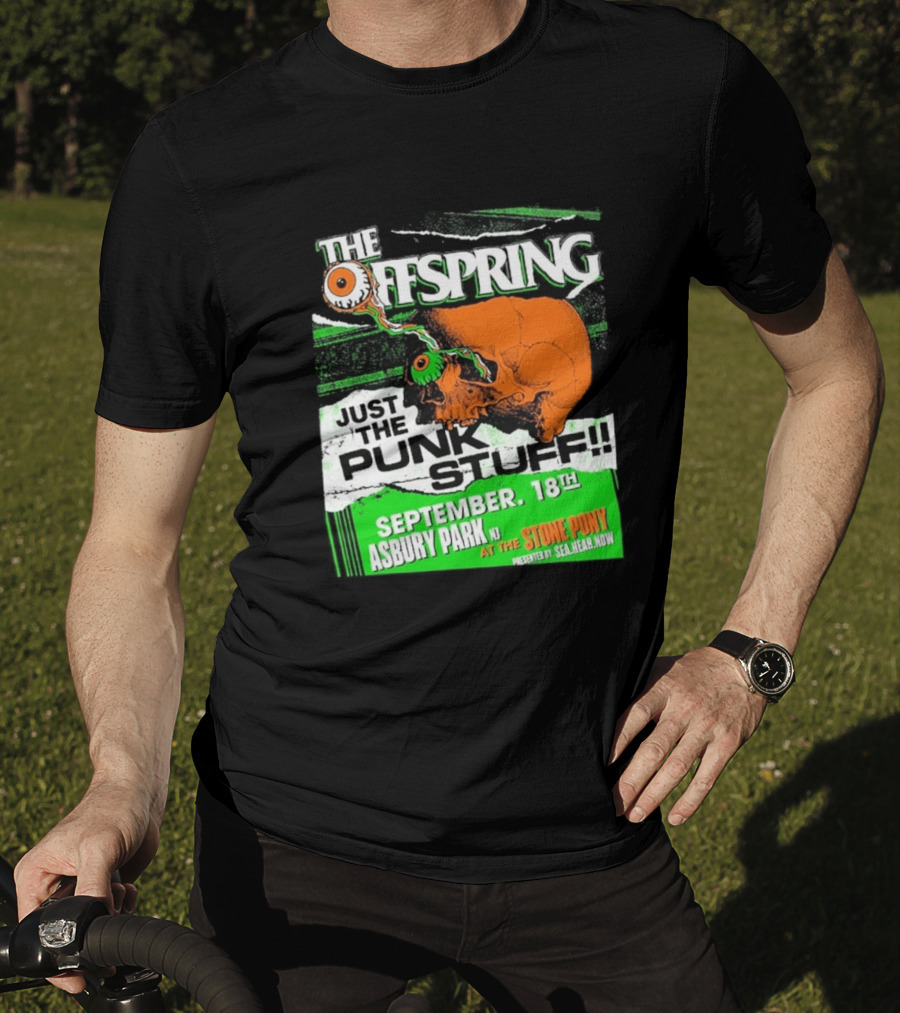 The Offspring Just The Punk Stuff Asbury Park NJ Stone Pony September 18th T-Shirt
