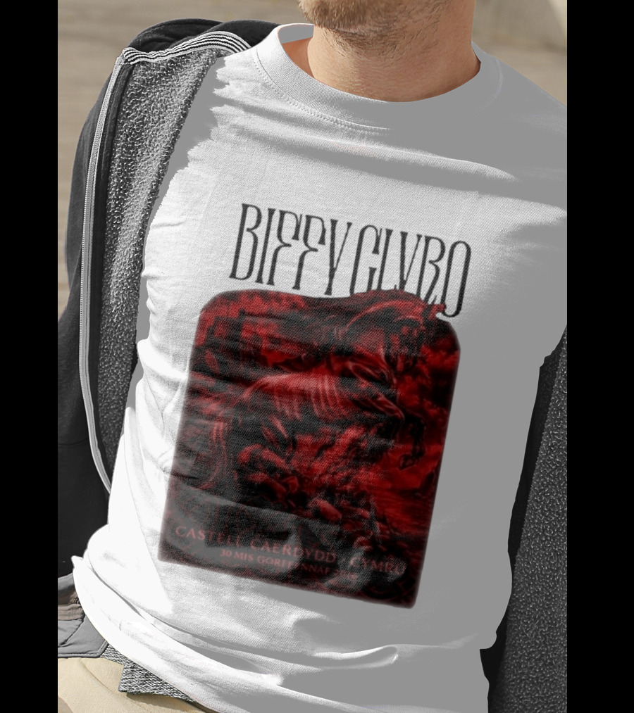 Biffy Clyro Castell Caerdydd Cymru 30 Mis Gorffennaf 2026 T-Shirt