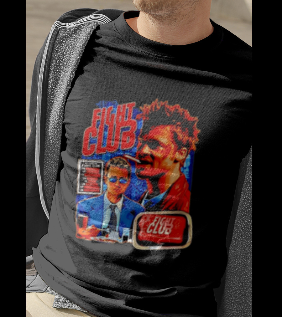 Tyler Durden The Narrator Fight Club Welcome To Fight Club Do Not Talk About T-Shirt