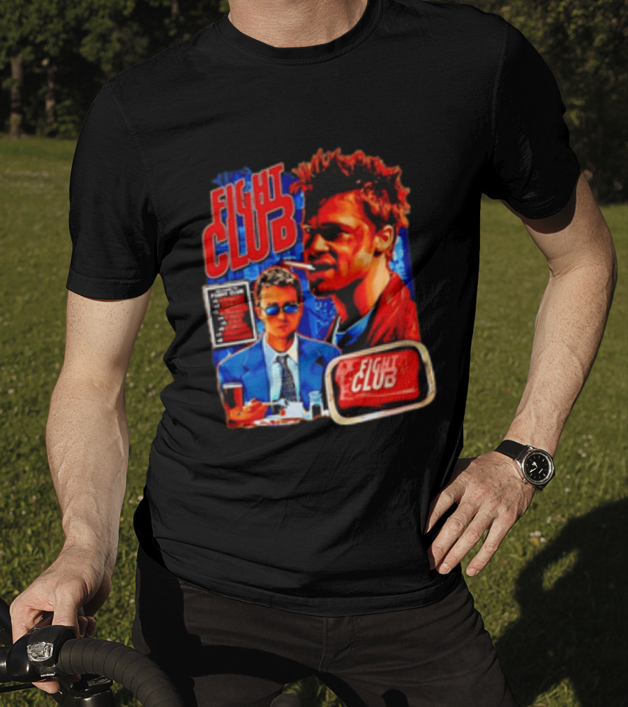 Tyler Durden The Narrator Fight Club Welcome To Fight Club Do Not Talk About T-Shirt