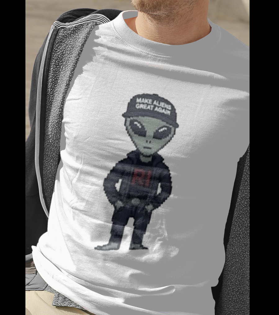 Make Aliens Great Again RI Pixel T-Shirt
