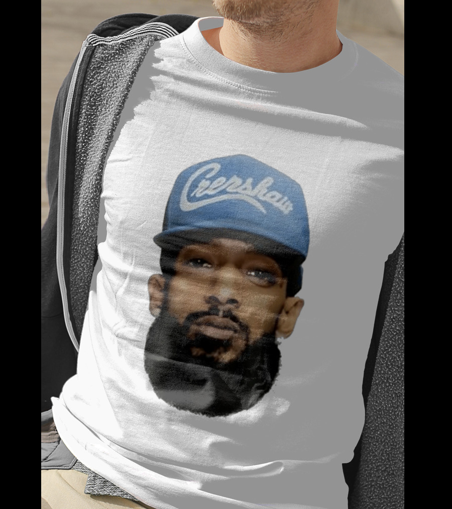 Nipsey Hussle Crenshaw Blue Cap T-Shirt