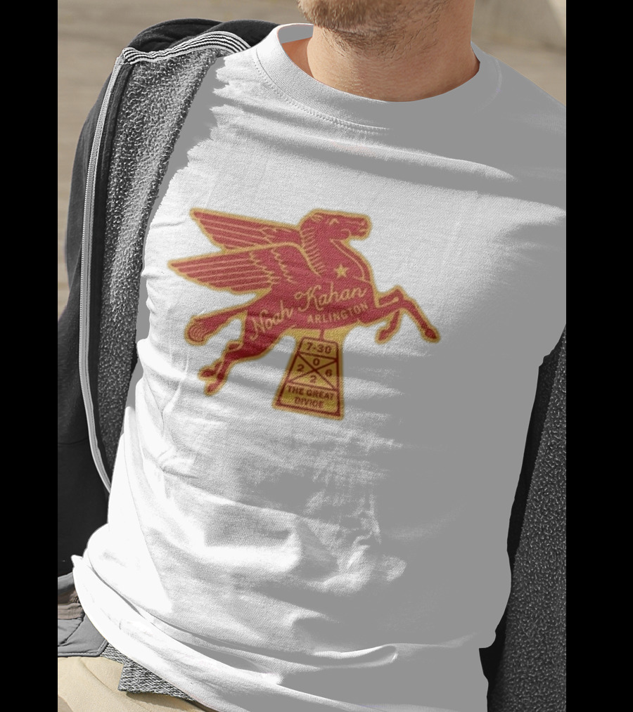Noah Kahan Arlington July 30 2026 The Great Divide Pegasus T-Shirt