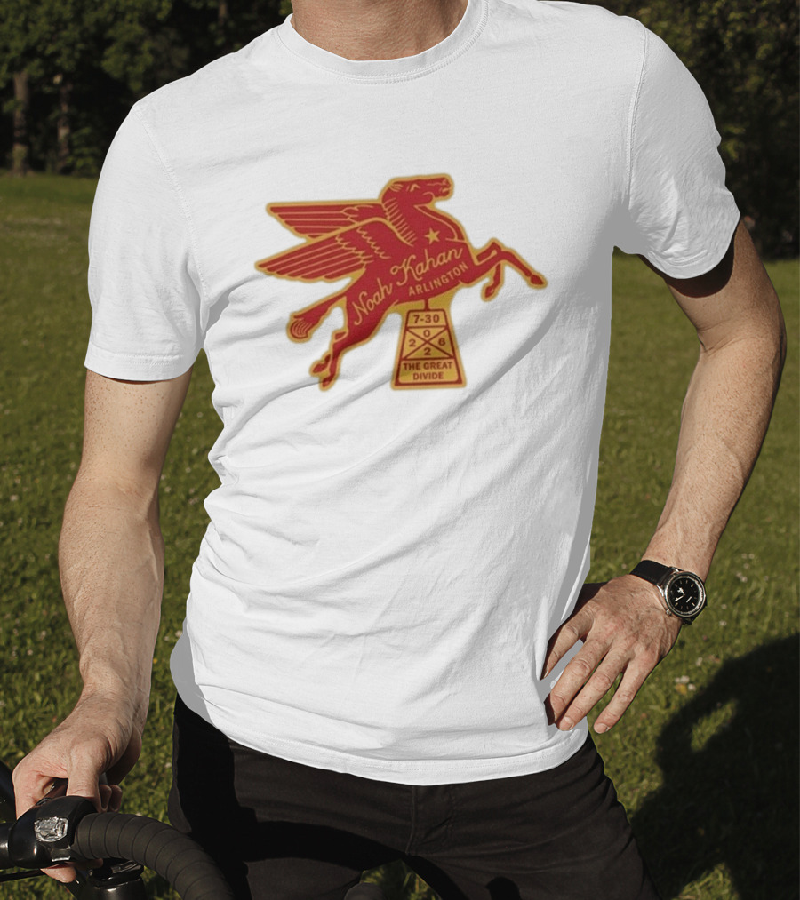 Noah Kahan Arlington July 30 2026 The Great Divide Pegasus T-Shirt