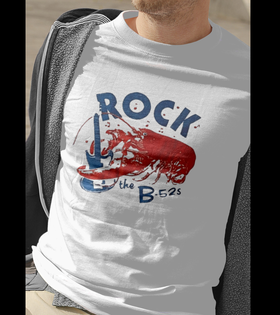 Rock The B 52s Lobster Guitar Music T-Shirt