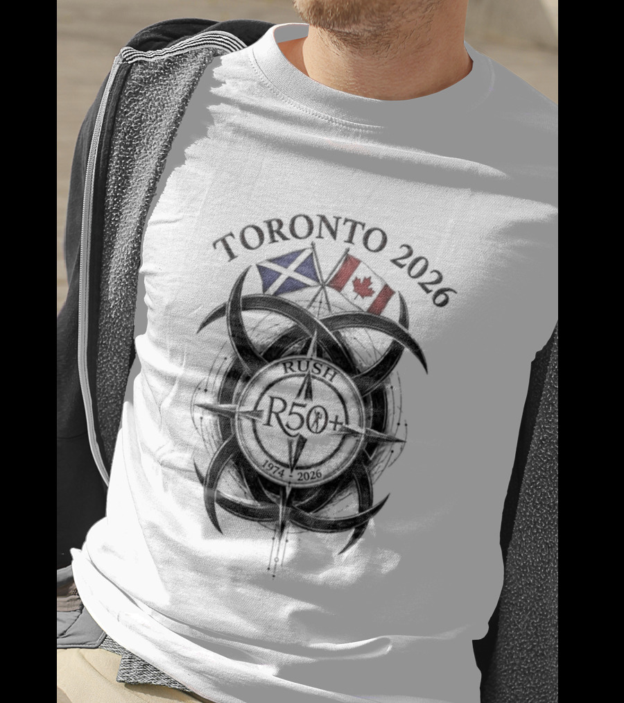 Toronto 2026 Rush R50 Celebration With Flags T-Shirt